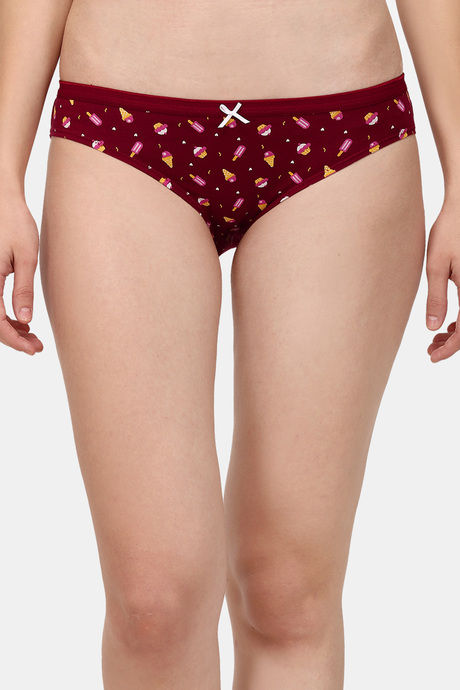 Soie Medium Rise Half Coverage Bikini Panty (Pack of 6) - Multicolor — image 20